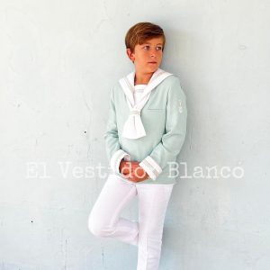 Marinero Verde Bebé Entero